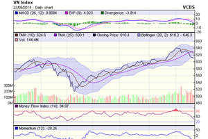 Biểu đồ kỹ thuật VN-Index. Nguồn: VCBS