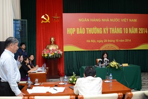 Trong cuộc họp báo thường kỳ tháng 10 (28/10), Ngân hàng Nhà nước cũng đã công bố quyết định giảm lãi suất
