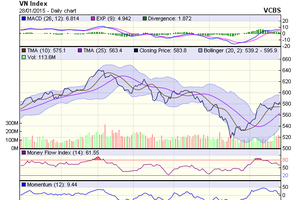 Biểu đồ kỹ thuật VN-Index. Nguồn: VCBS