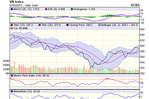 Biểu đồ kỹ thuật VN-Index. Nguồn: VCBS