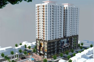 Phối cảnh dự án "Khu thương mại dịch vụ căn hộ Bình Đăng". Nguồn: Internet