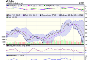 Biểu đồ kỹ thuật VN-Index. Nguồn: VCBS