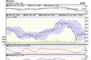 Biểu đồ kỹ thuật VN-Index. Nguồn: VCBS