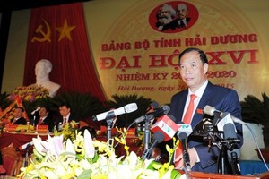Đồng chí Nguyễn Mạnh Hiển - tân Bí thư Tỉnh ủy Hải Dương