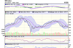Biểu đồ kỹ thuật VN-Index. Nguồn: VCBS