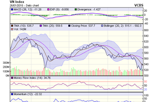 Biểu đồ kỹ thuật VN-Index. Nguồn: VCBS
