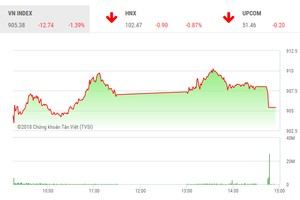 Phiên chiều 13/11: Nhà đầu tư thờ ơ, thị trường giảm mạnh