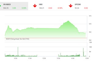 Phiên chiều 19/2: Xanh vỏ, đỏ lòng