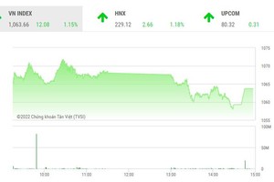 Giao dịch chứng khoán phiên chiều 18/10: Sức ép gia tăng, VN-Index hạ bớt độ cao