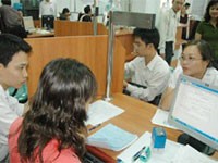 Kê khai thuế ở Cục Thuế Hà Nội.