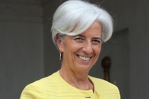 Bà Christine Lagarde là nữ Giám đốc đầu tiên của IMF. (Ảnh: AFP/TTXVN)