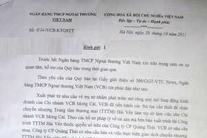 Vietcombank mua phải đất tranh chấp?