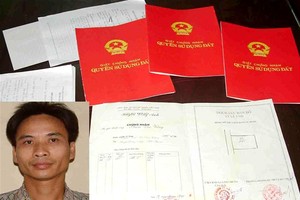 Những “sổ đỏ” giả dùng để lừa đảo chiếm đoạt tài sản