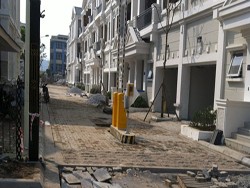 Dự án Hillstate villas 1 đã “đủ điều kiện bàn giao” nhưng vẫn ngổn ngang như công trường