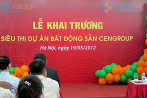 Cen Group khai trương siêu thị dự án