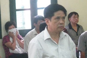 Đoàn Tiến Dũng tại phiên tòa ngày 29/5