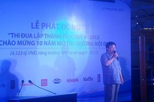 Hình ảnh ông Nguyễn Đăng Quang, Chủ tịch Masan tại Khách sạn New World