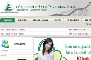 Tập đoàn Cao su thoái hết vốn tại CTCK Cao su 