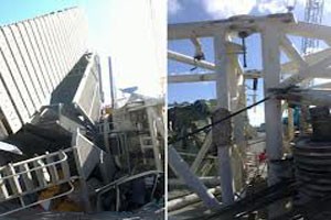 Hiện trường vụ tai nạn. Nguồn: Thanh niên