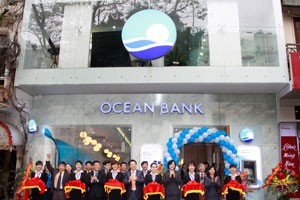 OceanBank khai trương phòng giao dịch theo nhận diện thương hiệu mới