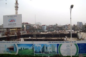 Theo Dự án Hòa Bình Green City đang trong quá trình triển khai phần tầng hầm