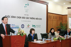 Khởi động Cuộc bình chọn Báo cáo thường niên 2013