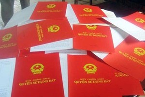 Dưới hình thức ký hợp đồng chuyển nhượng quyền sử dụng đất, An đã dùng sổ đỏ giả để thế chấp vay vốn của nhiều cá nhân (Ảnh mang tính chất minh họa. Nguồn: Internet)