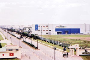 Công suất cho thuê trung bình của khu công nghiệp Hà Nội đạt 83%