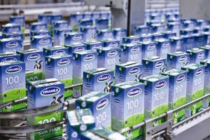 Xuất khẩu sữa Vinamilk tăng 65%