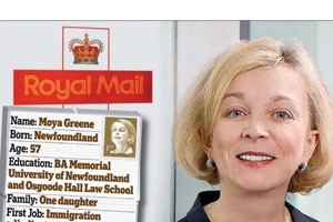 Moya Greene, nữ CEO đầu tiên và là CEO nước ngoài đầu tiên của của Royal Mail
