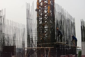 Dự án AZ Vân Canh đã được xây dựng xong móng