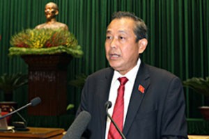 Chánh án Tòa án Nhân dân Tối cao Trương Hòa Binh