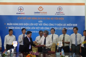 LienVietPostBank mở dịch vụ thu hộ tiền điện