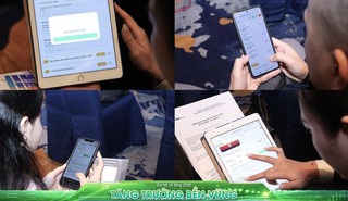 Nhà đầu tư bỏ phiếu trực tuyến tại ĐHCĐ thường niên 2026 của Gelex tổ chức sáng 1/4/2026. Ảnh: Dũng Minh