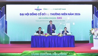 Bí thư Đảng ủy, Chủ tịch HĐQT PV GAS Nguyễn Thanh Bình phát biểu tại Đại hội