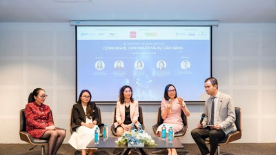Phiên thảo luận “Công nghệ - Con người - Sự cân bằng.” Ảnh: ACCA Việt Nam.