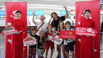 Thai AirAsia chính thức khai trương đường bay mới Hà Nội - Luang Prabang theo Thương Quyền Năm