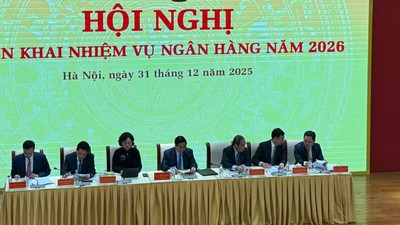 Ông Trần Minh Bình, Chủ tịch HĐQT VietinBank phát biểu tại Hội nghị
