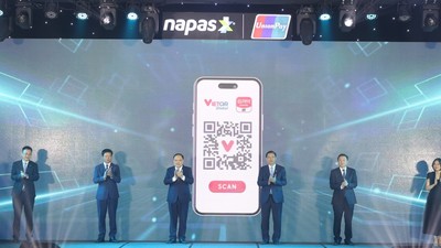 Các đại biểu chính thức kết nối thanh toán xuyên biên giới qua mã QR giữa Việt Nam và Trung Quốc