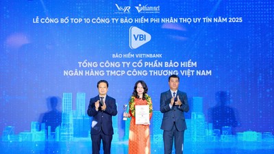 Năm 2025, VBI vươn lên vị trí thứ 3 trong Top 10 Công ty bảo hiểm phi nhân thọ uy tín Việt Nam 