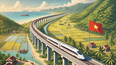 Phối cảnh đường sắt cao tốc Bắc Nam