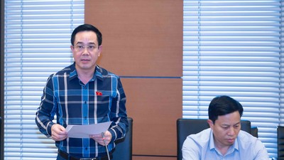 Đại biểu Nguyễn Văn Huy (đoàn Hưng Yên) phát biểu thảo luận tại tổ chiều 6/11 về dự án Luật sửa đổi, bổ sung một số điều của Luật Chuyển giao công nghệ.