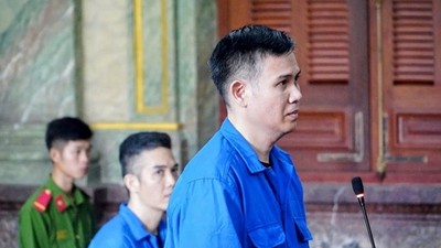 Bị cáo Phạm Văn Tam tại toà.