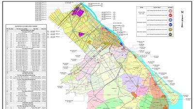 Sơ đồ phương án phát triển khu, cụm công nghiệp TP. Cần Thơ thời kỳ 2021 - 2030, tầm nhìn đến năm 2050