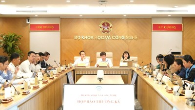 Họp báo thường kỳ tháng 10 của Bộ Khoa học và Công nghệ.