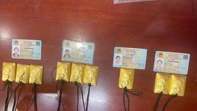 Vàng tang vật trong vụ vi phạm do lực lượng chức năng ở Lào Cai (Hải quan, Bộ đội Biên phòng, Công an) bắt giữ ngày 4/9/2025.