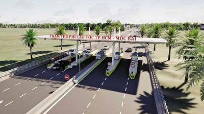 Phối cảnh đường cao tốc TP.HCM - Mộc Bài.