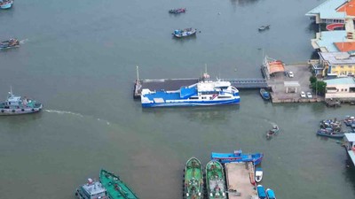 Cận cảnh vị trí dự kiến xây tuyến đường vượt biển Cần Giờ nối Vũng Tàu 