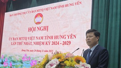 Hưng Yên kiện toàn chức danh Chủ tịch Ủy ban MTTQ Việt Nam tỉnh 