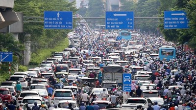 Giao thông Hà Nội. Ảnh minh họa